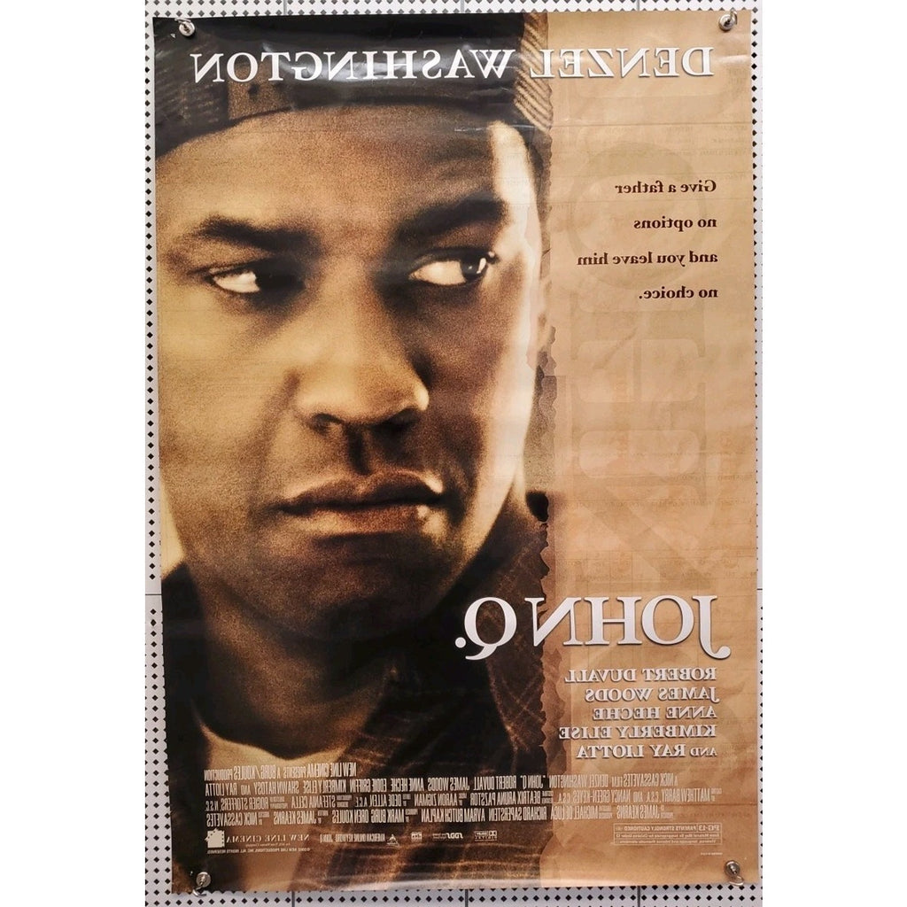 John Q. 27x40 Original Double Sided One Sheet Movie Poster Rolled