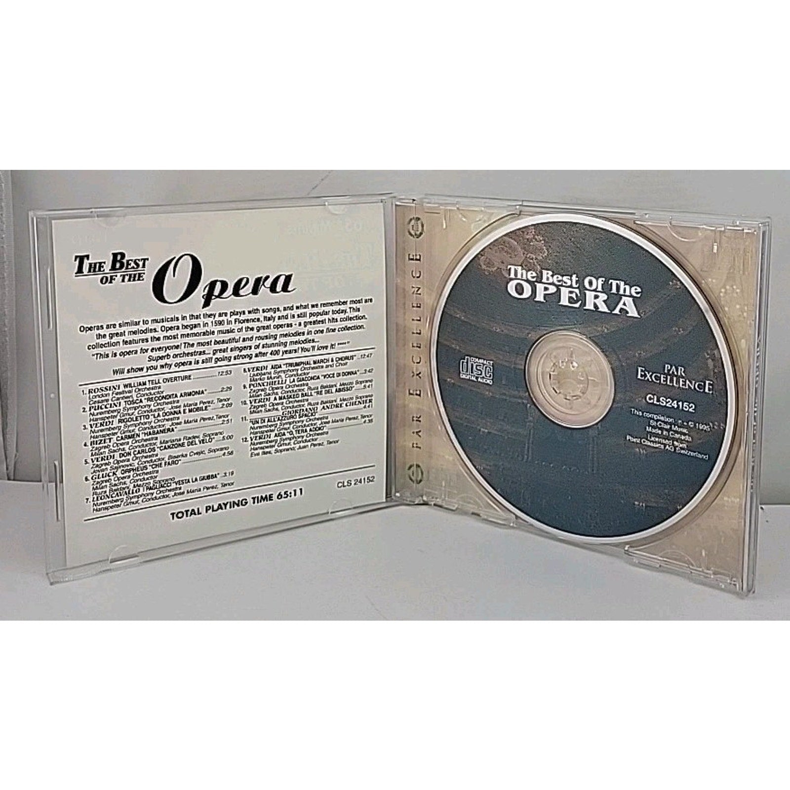 The Best of the Opera CD Par Excellence Digital Recordings