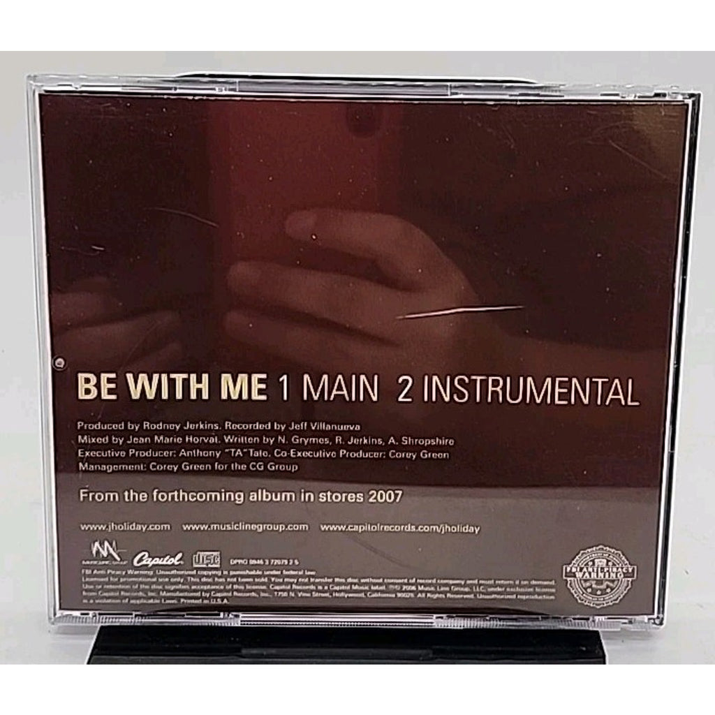 J Holiday CD Single Be With Me