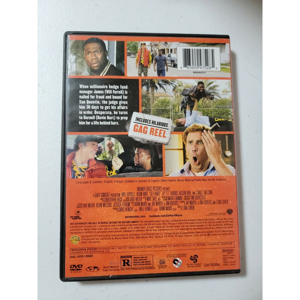 Get Hard (DVD, 2015)