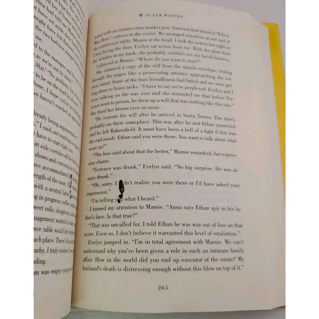 W Is for Wasted : Kinsey Millhone Mystery by Sue Grafton (2013, Hardcover)