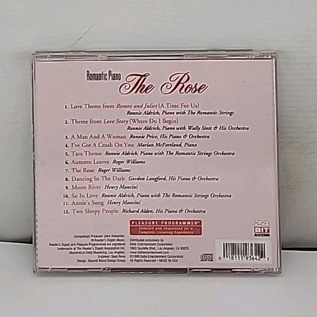 Rose by Romantic Piano (CD, 1999)