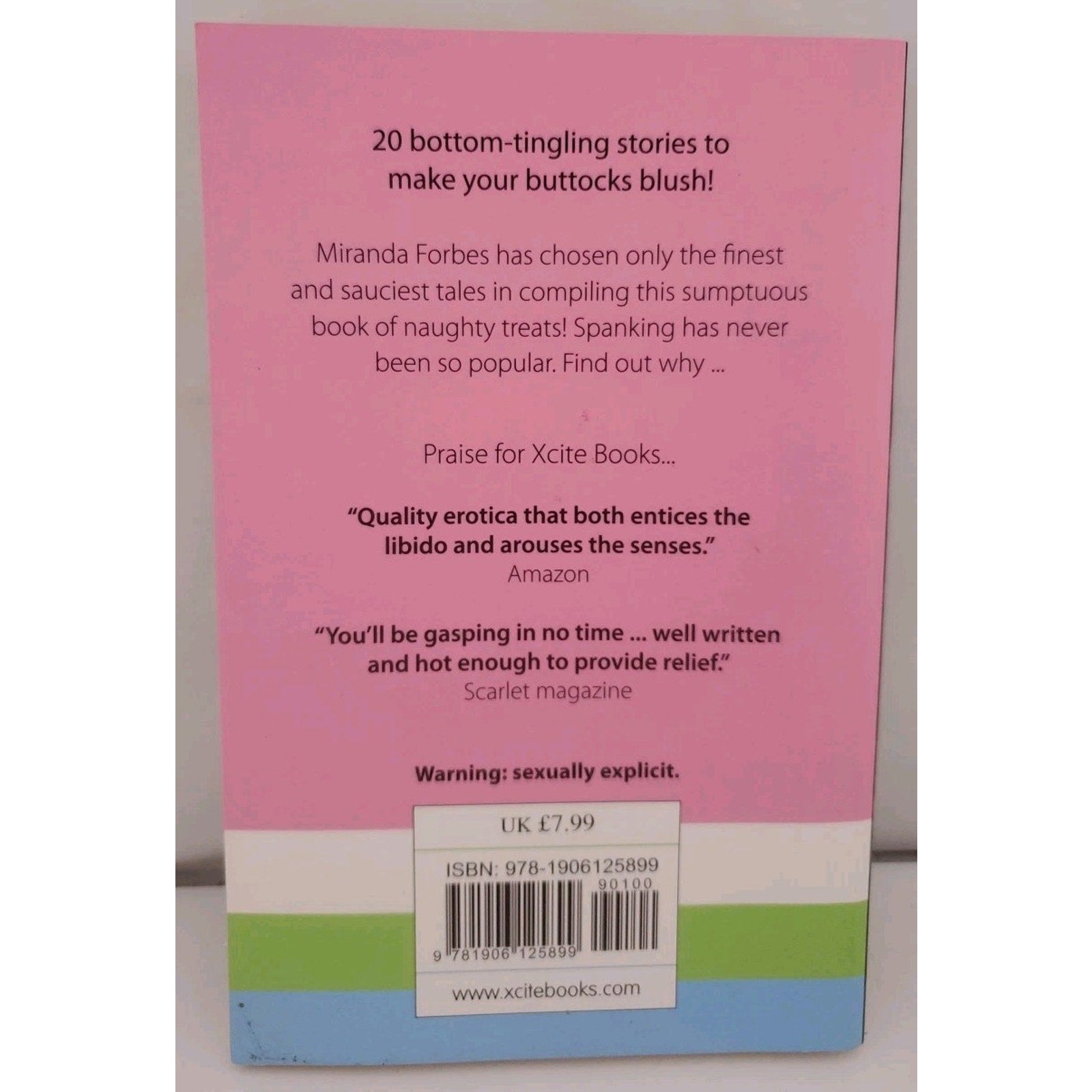 Naughty Spanking 2: 20 Erotic Stories Edited By Miranda Forbes