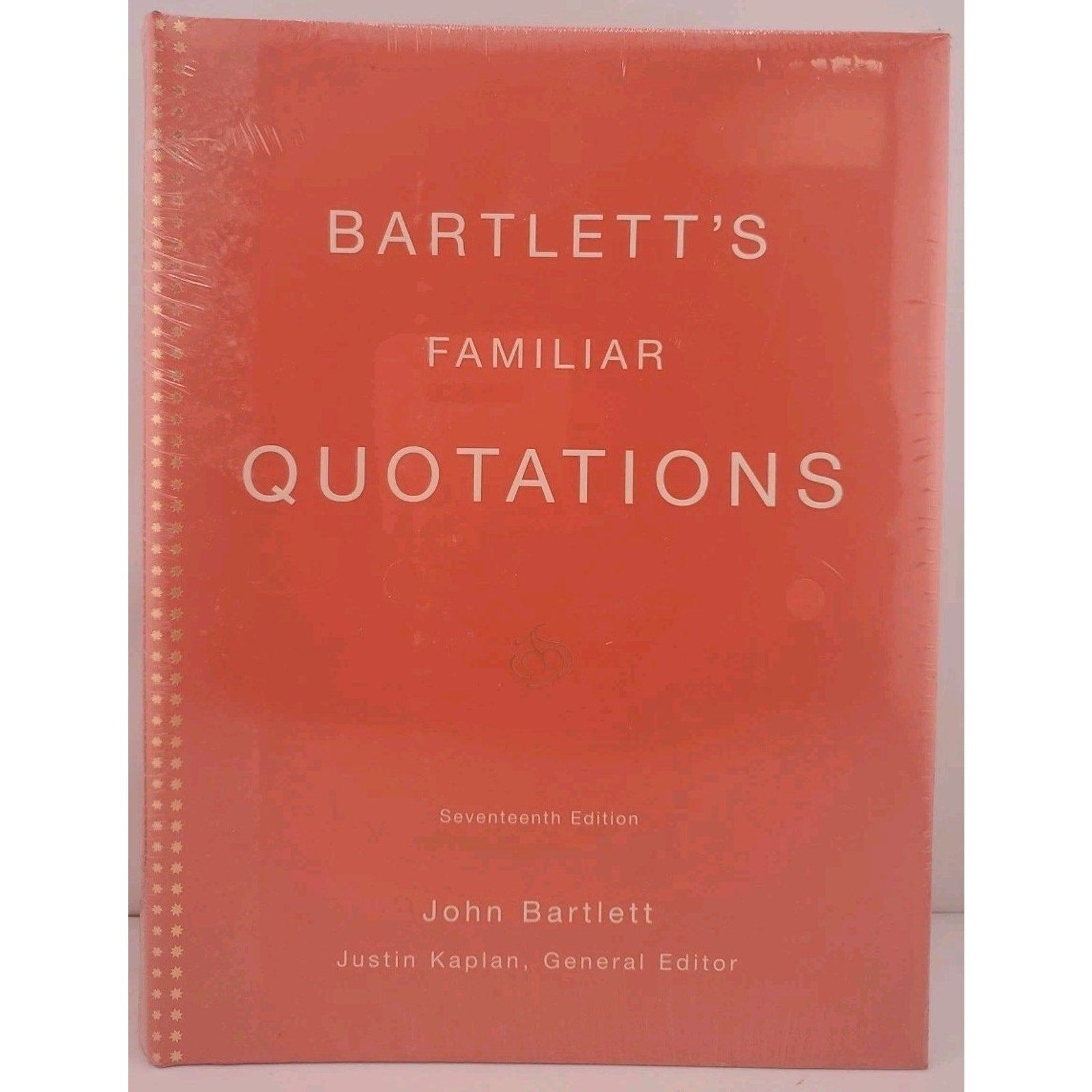 Bartlett's Familiar Quotations by John Bartlett (2002, Hardcover) *Brand New*