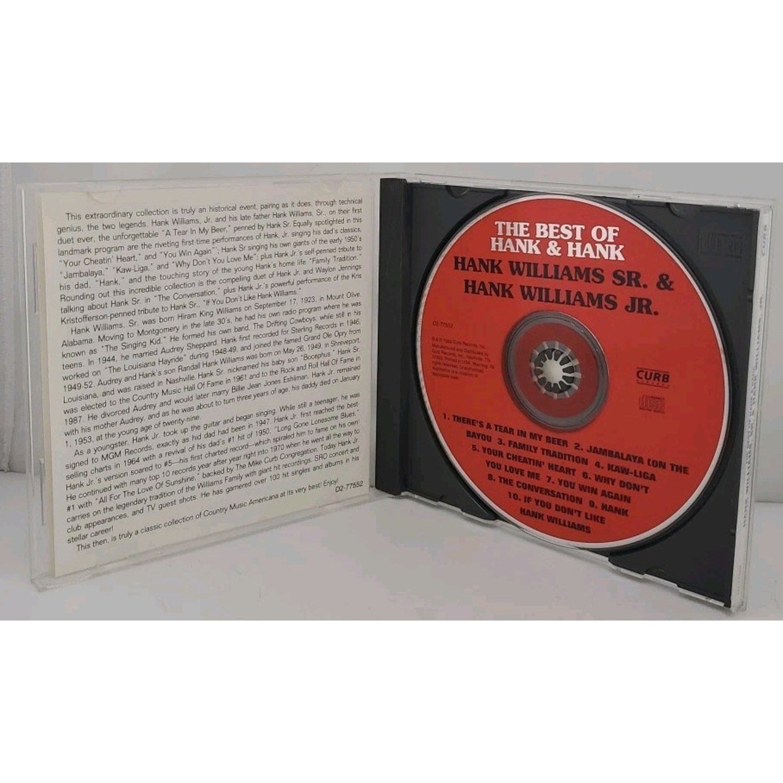 Best of Hank & Hank by Williams Jr, Hank / Williams Sr, Hank (CD, 1992)