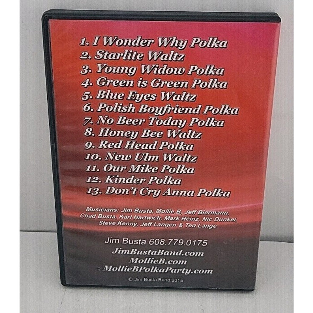Jim Busta Band Select Performances Polka Concert DVD 2015 NTSC Mollie B