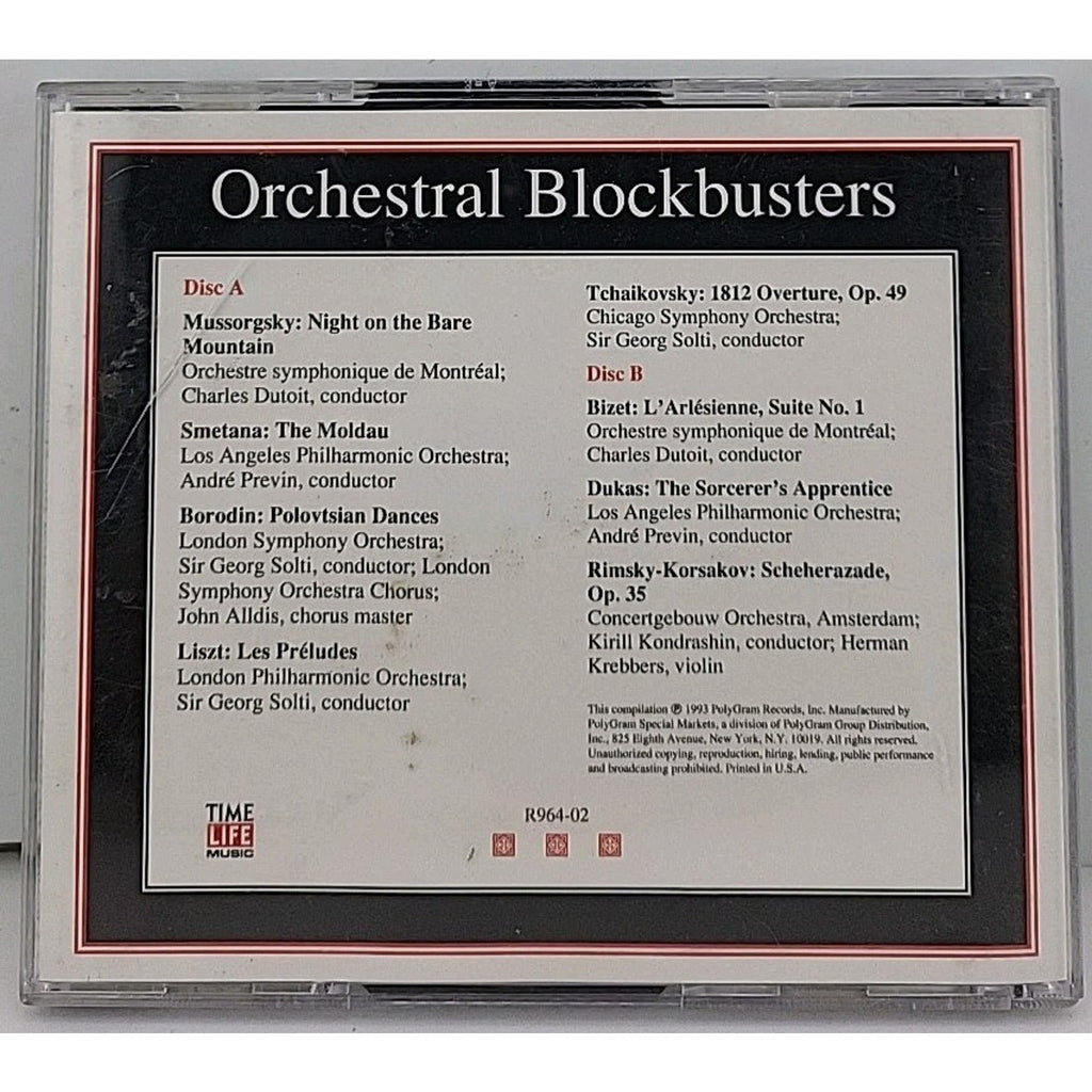 Orchestral Blockbusters The Time-life Library Of Classical Favorites CD