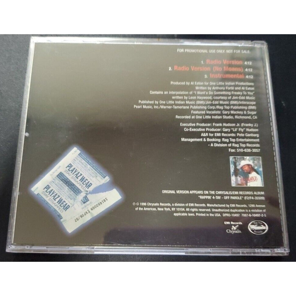 A Lil Som'em Som'em [Single] by Rappin' 4-Tay (CD, Jul-1996, Chrysalis Records)