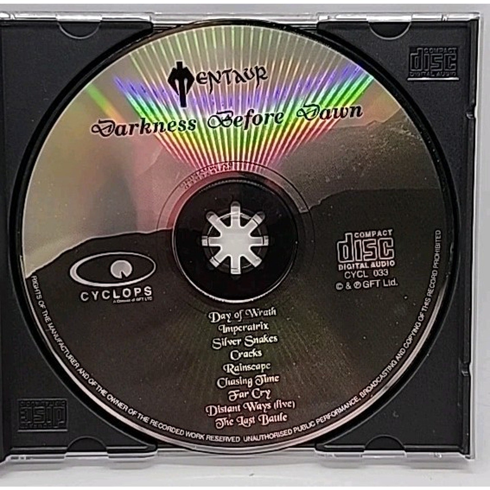 Mentaur Darkness Before Dawn (CD)