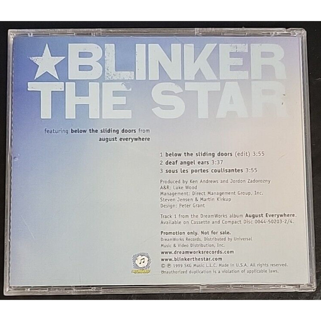Blinker The Star Single CD