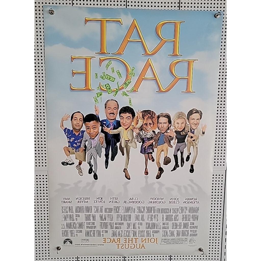 Rat Race 2001 Original Poster 27x40 Double Sided
