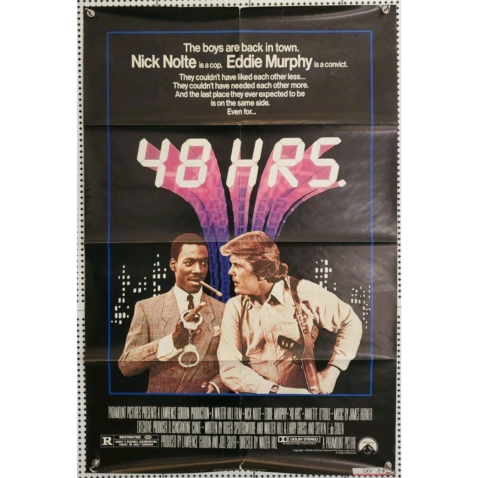 48 HRS Movie Poster 27x40