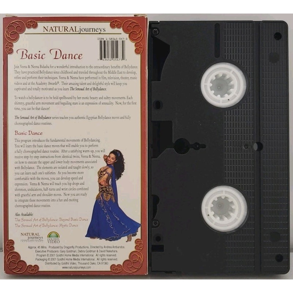 The Sensual Art of Bellydance - Basic Dance (VHS, 2001)