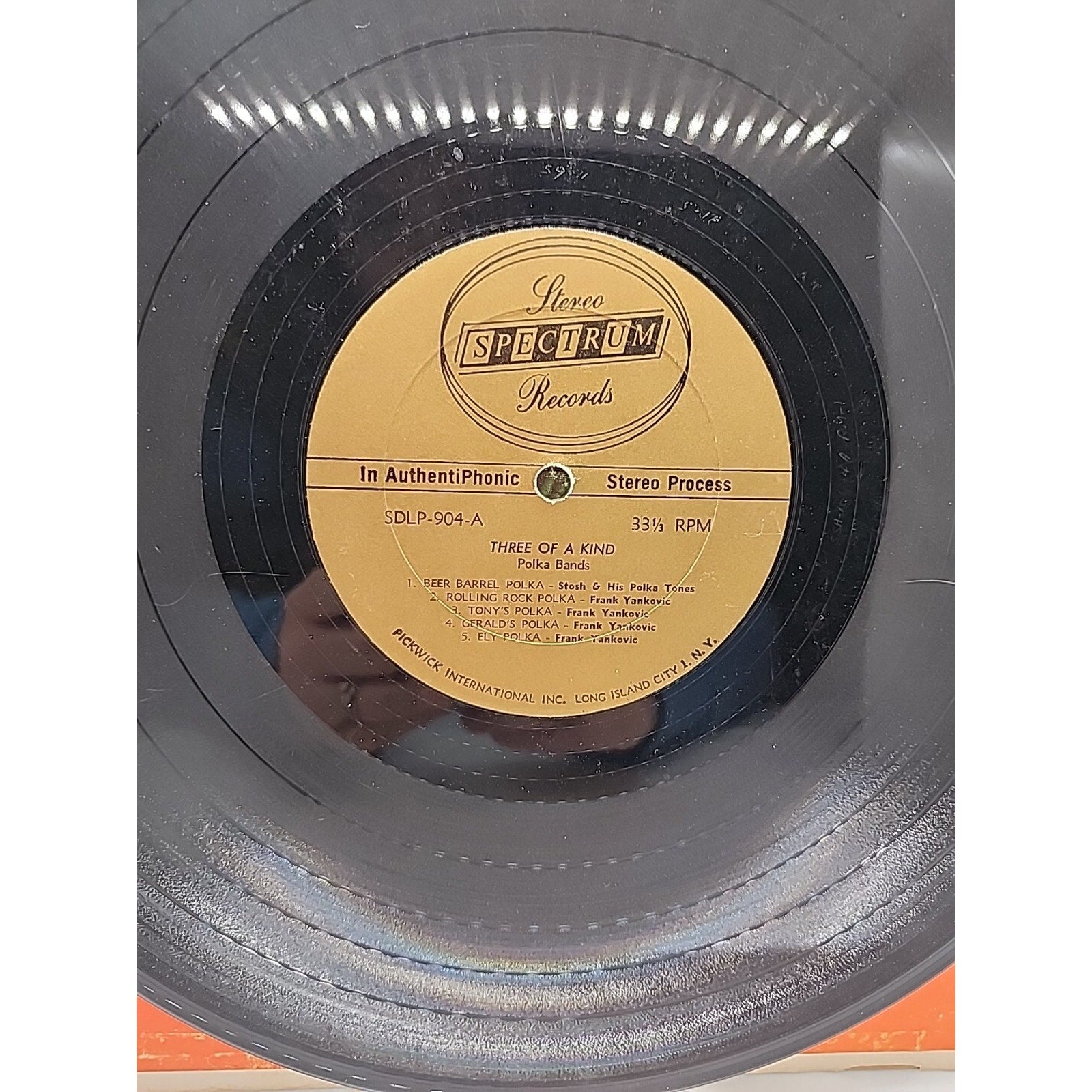 Frank Yankovic, Stosh & Polka Tones, Vic Zambrowski: 3 of a Kind (Record)