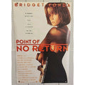 Point of No Return Poster Original 90s Bridget Fonda 1993 Promo 27x40