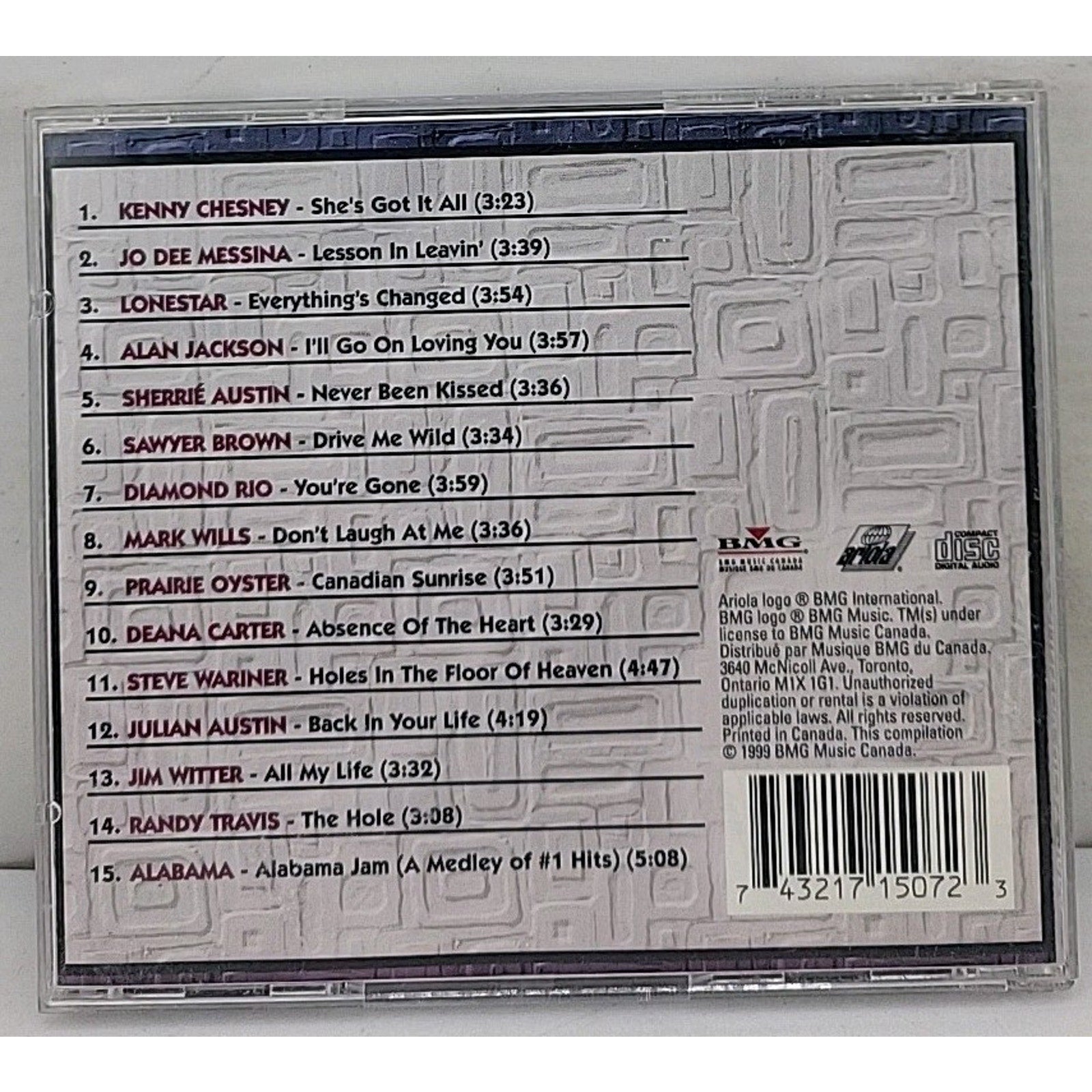 Country Heat 2000 Various Artists Music CD