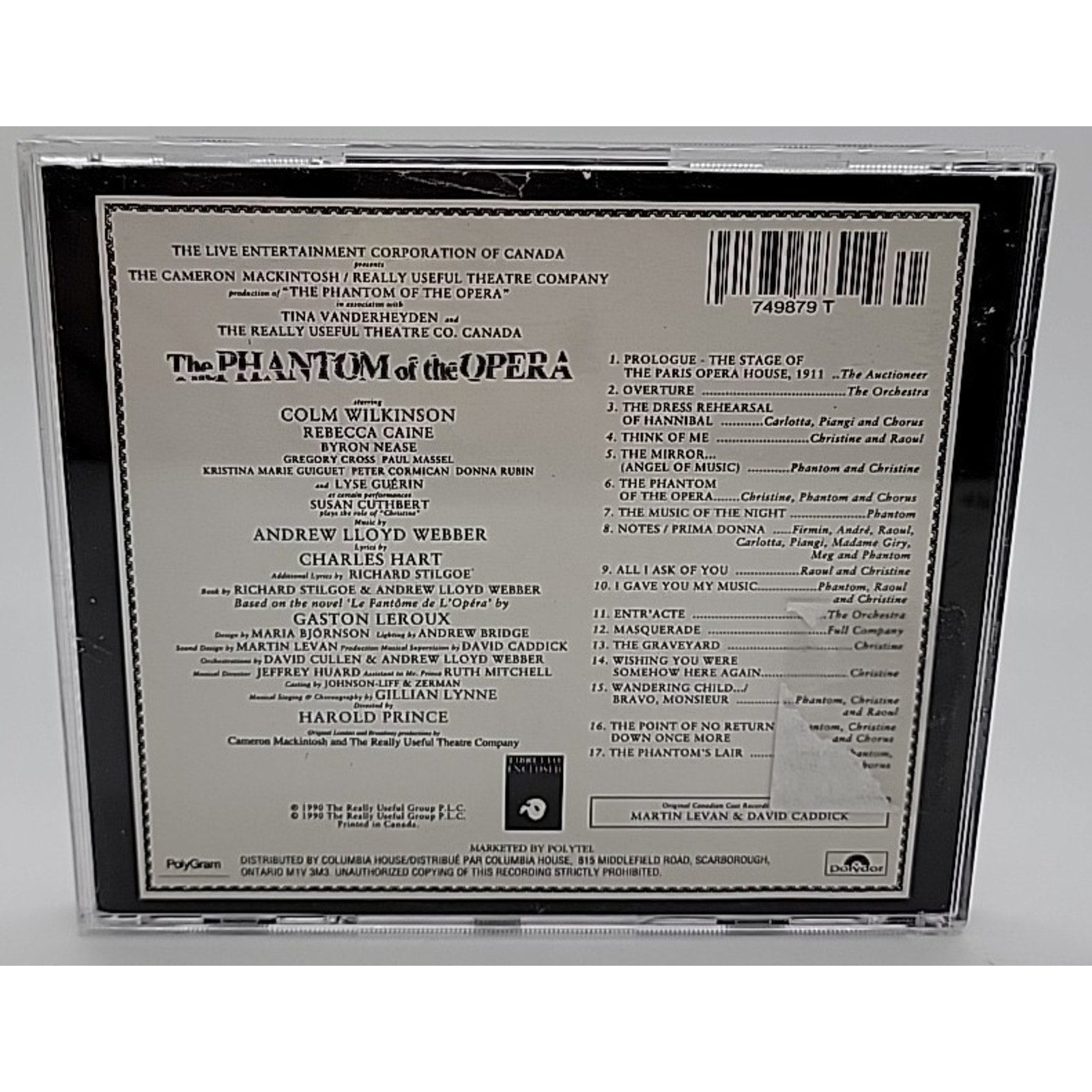 The Phantom Of The Opera CD