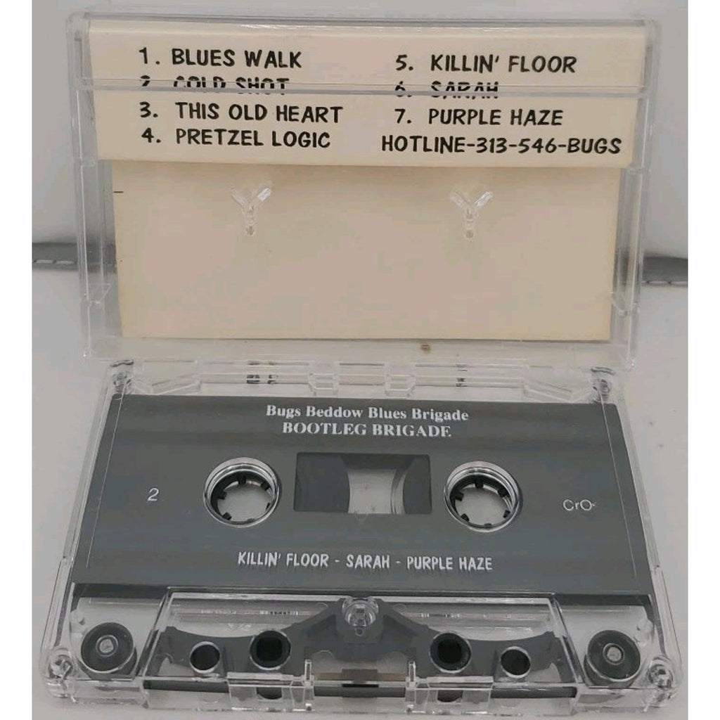 1980's Bugs Bedow Blues Band Bootleg Brigade Cassette Private Detroit Blues