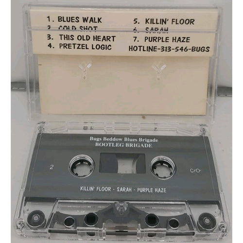 1980's Bugs Bedow Blues Band Bootleg Brigade Cassette Private Detroit Blues