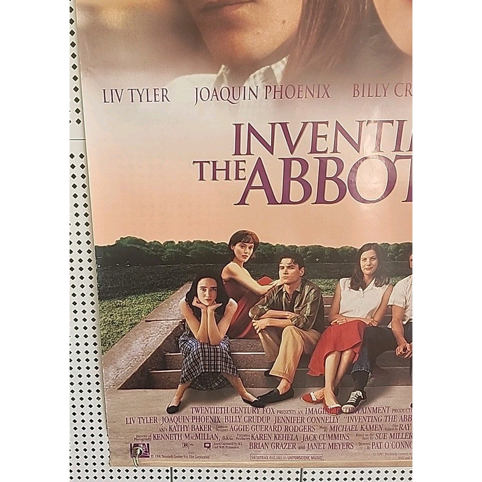 Original Inventing The Abbotts Movie Poster 40"X 27" Liv Tyler Phoenix