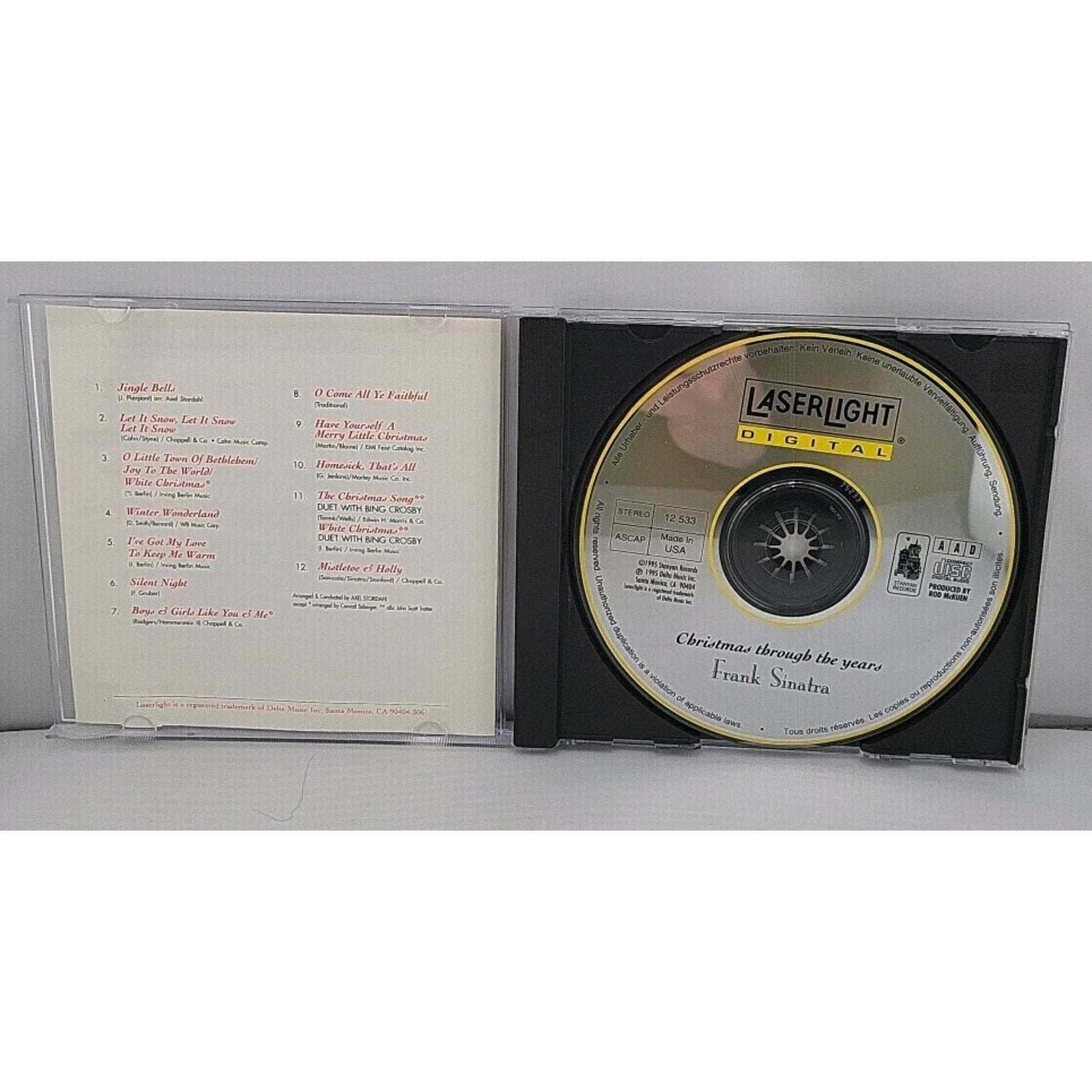Christmas Through the Years by Frank Sinatra (CD, 1995)