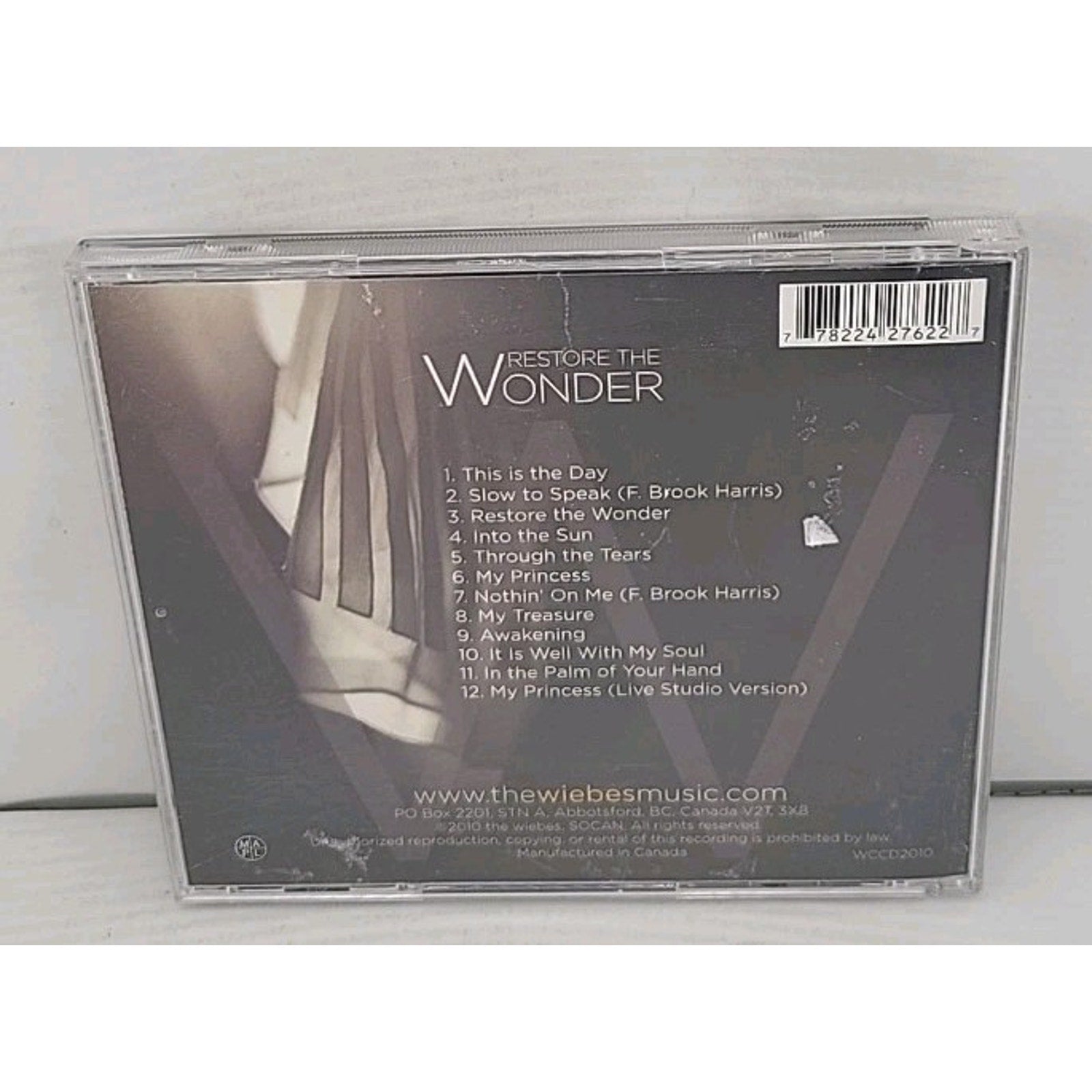 The Wiebes - Restore The Wonder CD