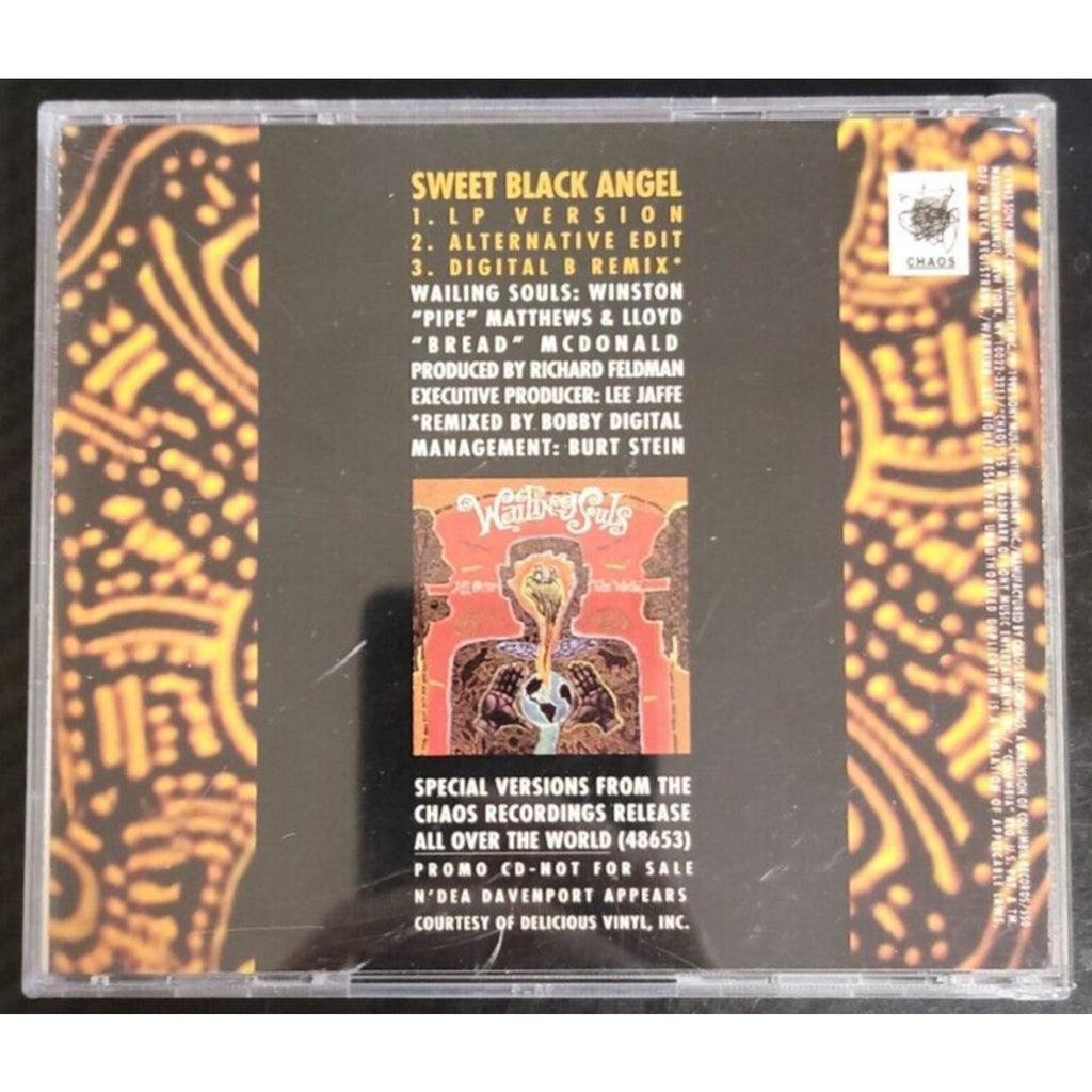 Wailing Souls Promo CD Single Sweet Black Angel