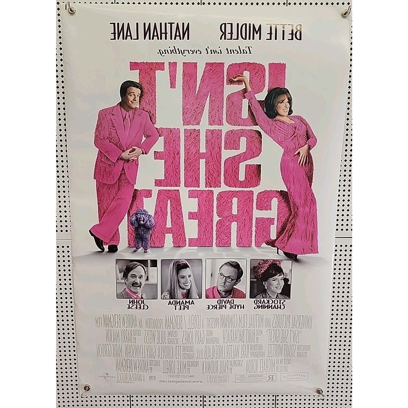 Isn't She Great Movie Poster 27x40 D/S Bette Middler Nathan Lane Amand Peet