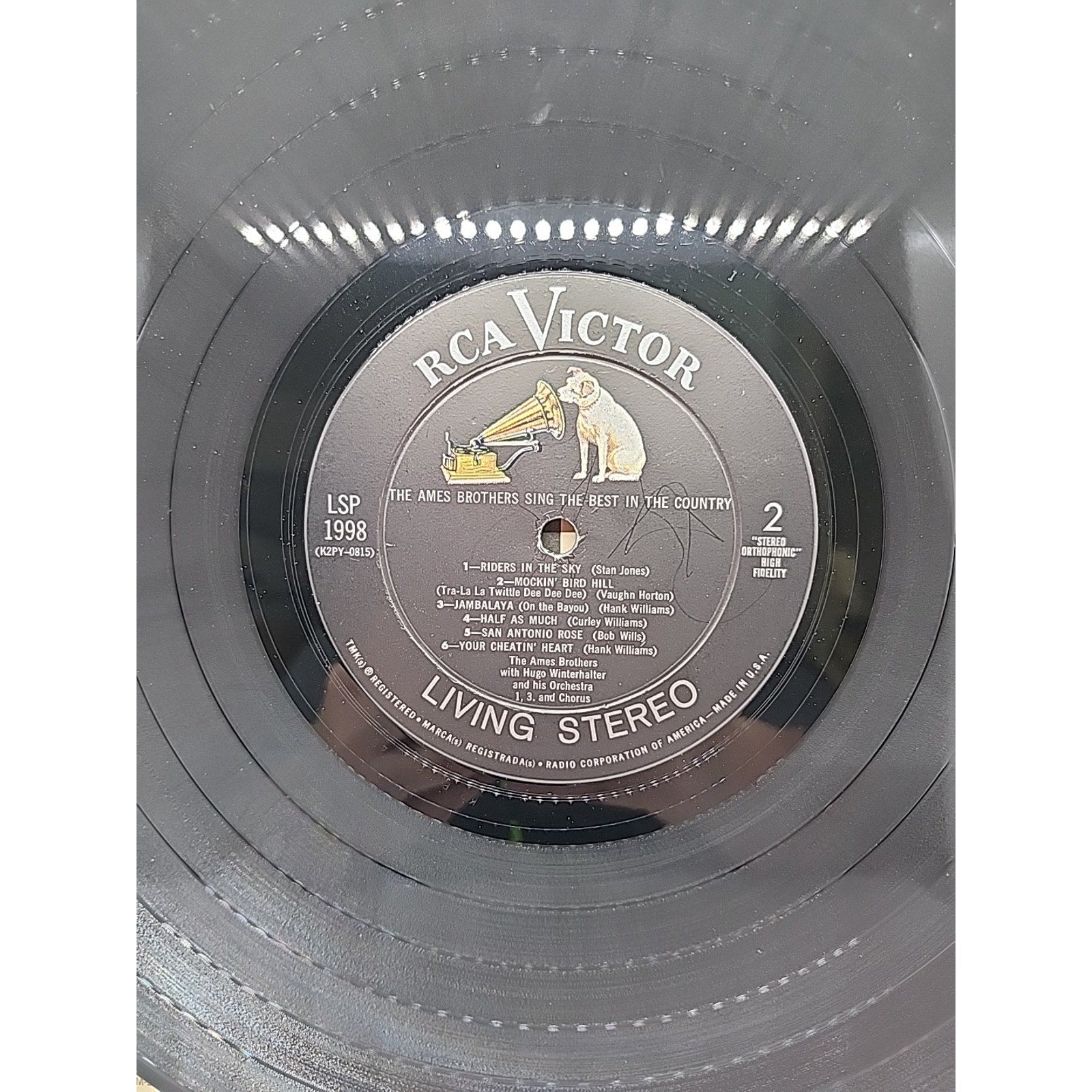 The Ames Brothers Sing The Best In The Country (Record)