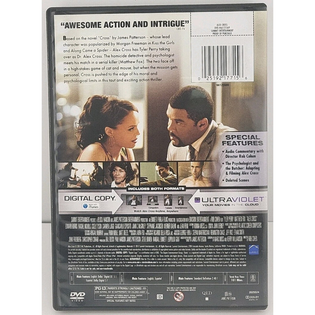 Alex Cross (DVD, 2012)