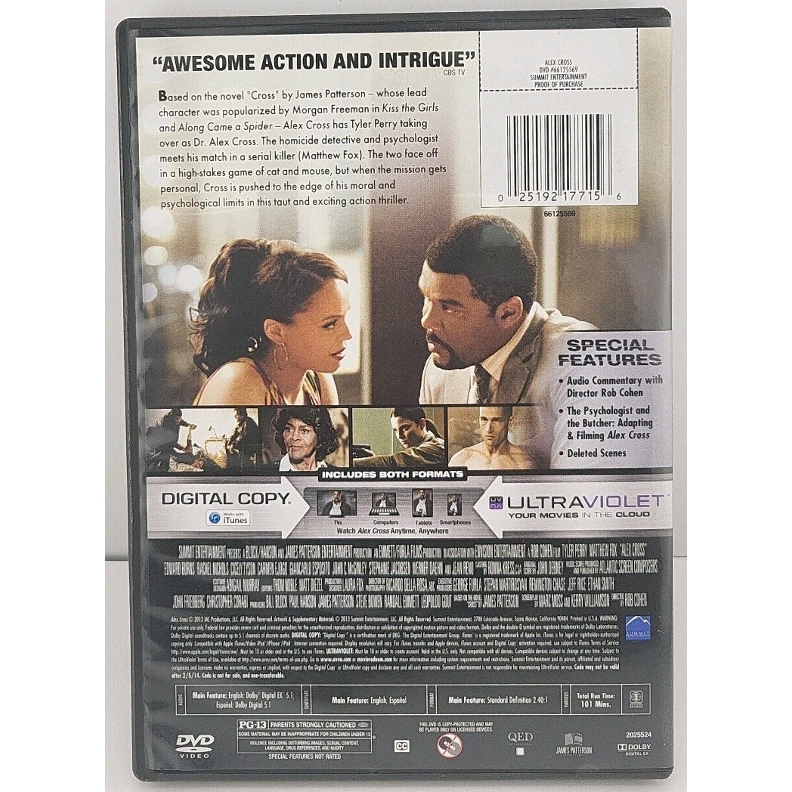 Alex Cross (DVD, 2012)