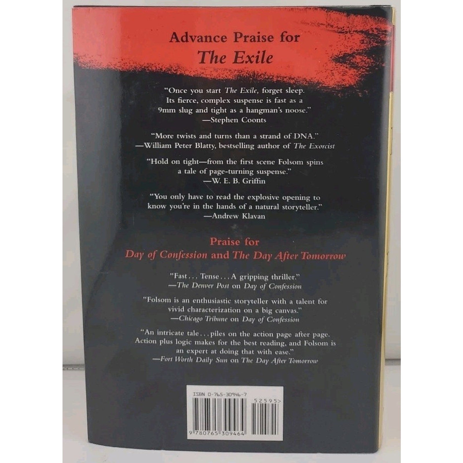 Exile by Allan Folsom (2004, Hardcover)