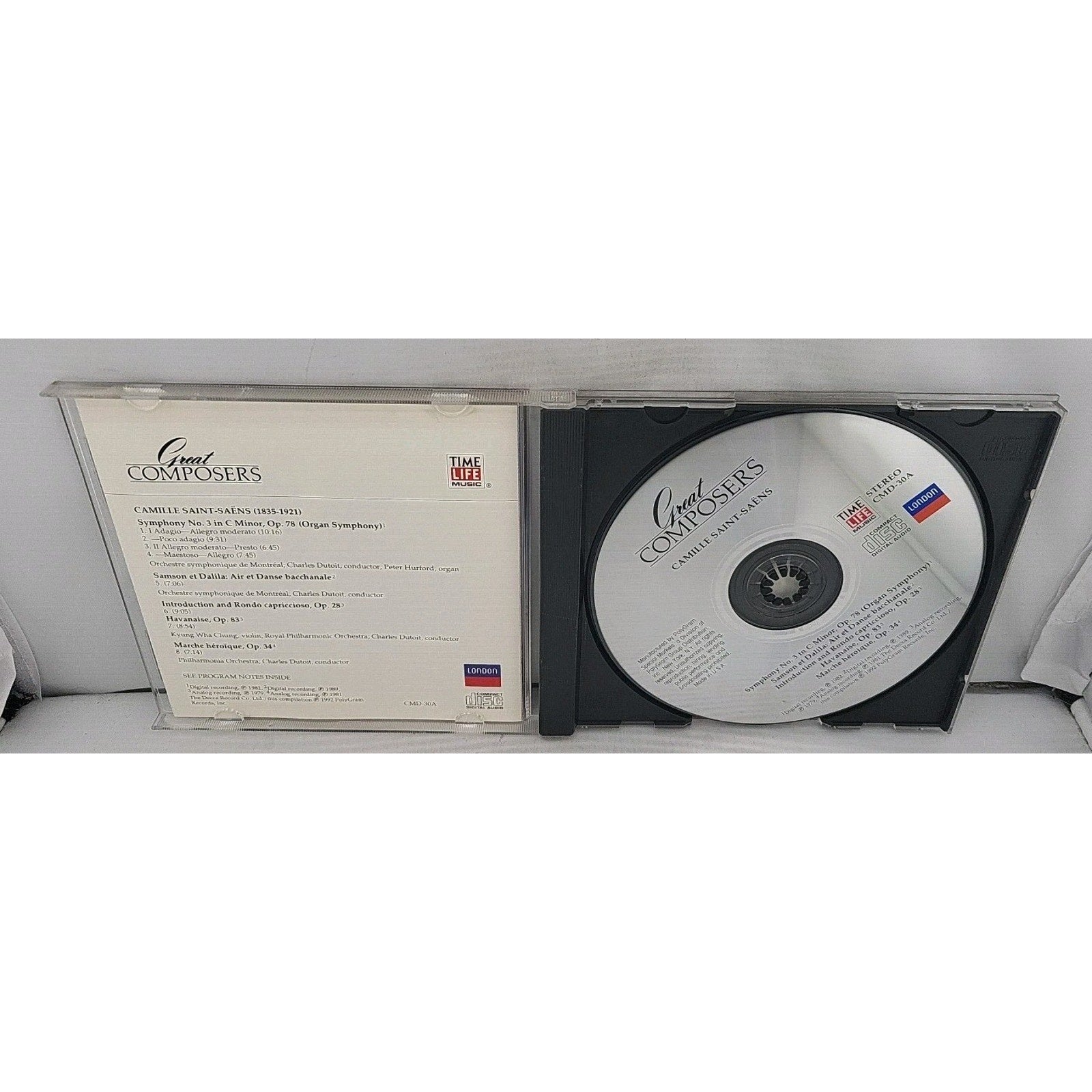 Saint Saëns Great Composers CD