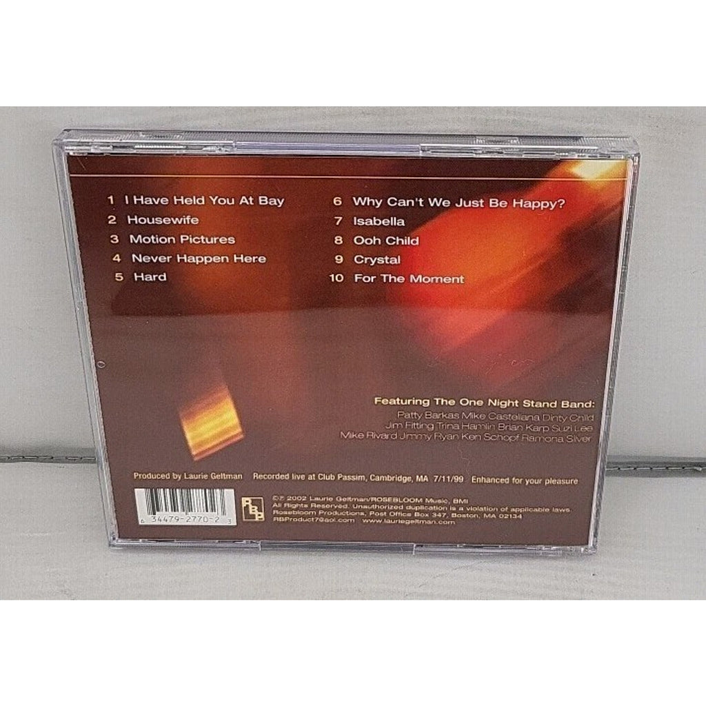 Motion Pictures by Laurie Geltman (CD, Feb-2002, RBP)