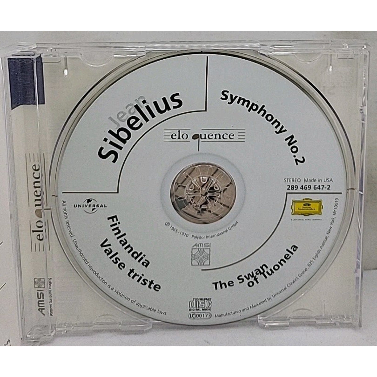 Symphony 2 / Finlandia-Eloquence by Berlin Philharmonic Orchestra (CD, 2001)