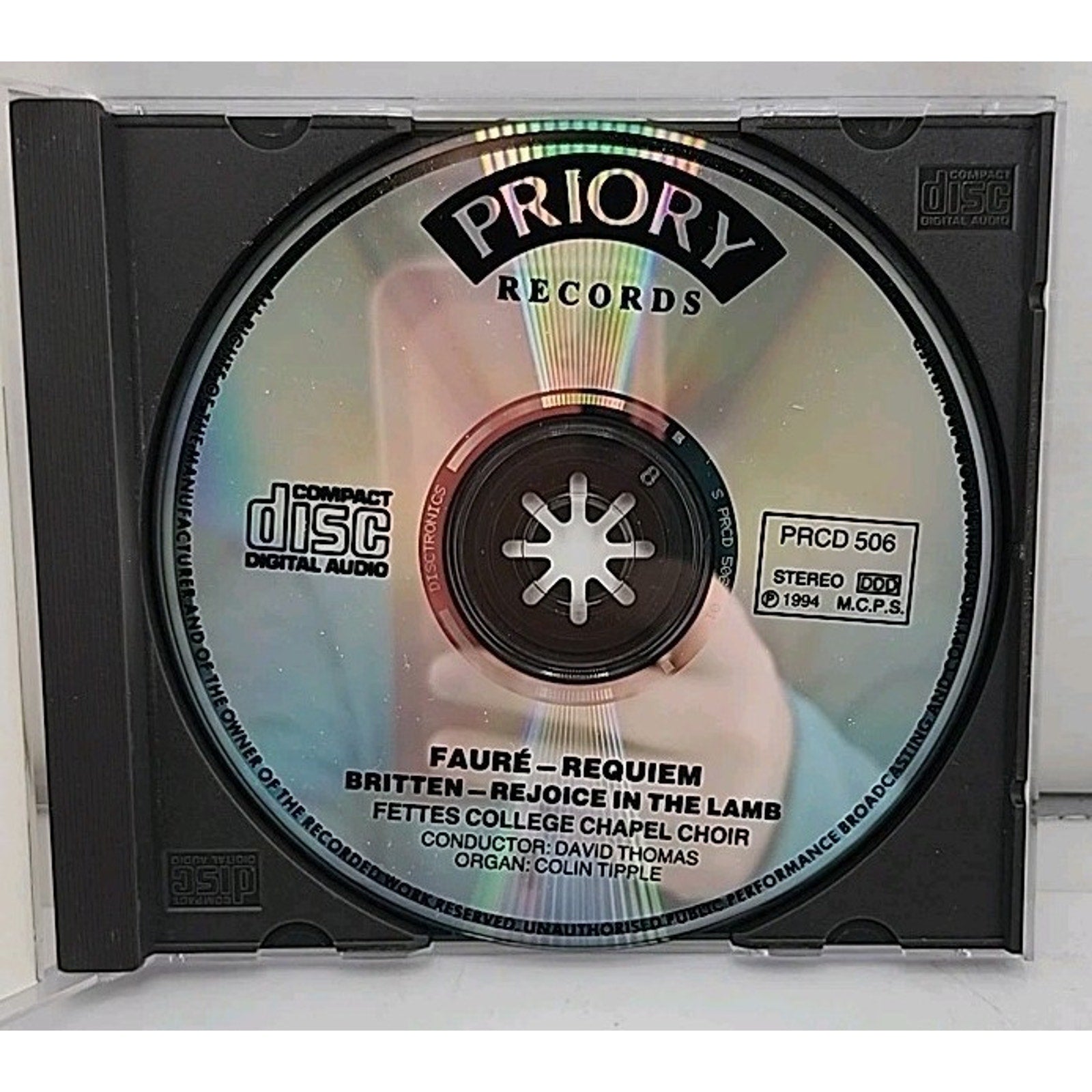 Rejoice In The Lamb Faure Requiem (CD)