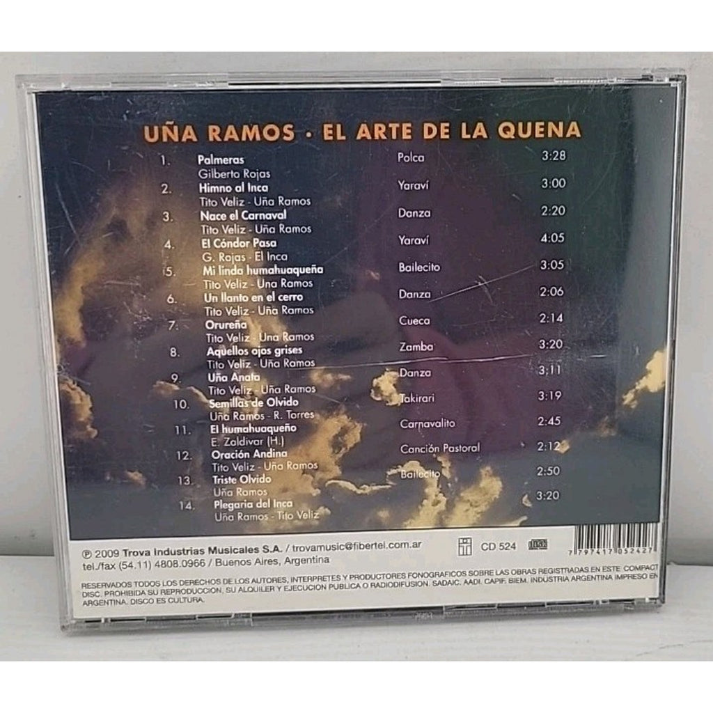 El Arte De La Quena by Uda, Ramos (CD, 1980)