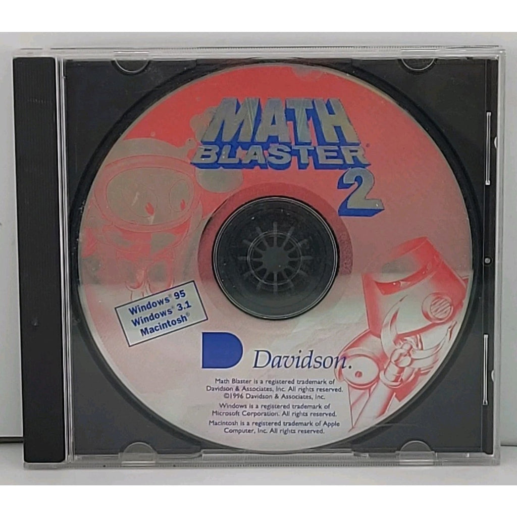 Math Blaster 2 (PC & MAC, 1996) - *Disc Only*