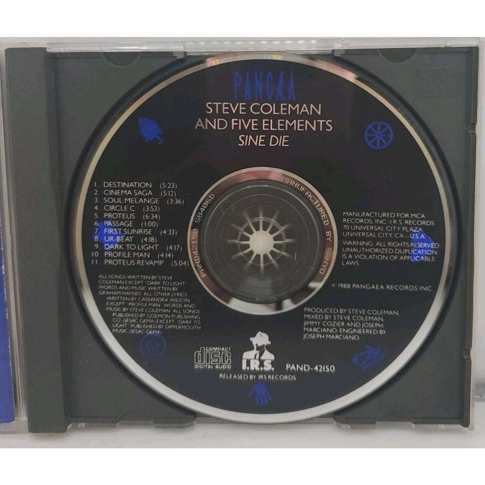 Steve Coleman and Five Elements Sine Die (CD)