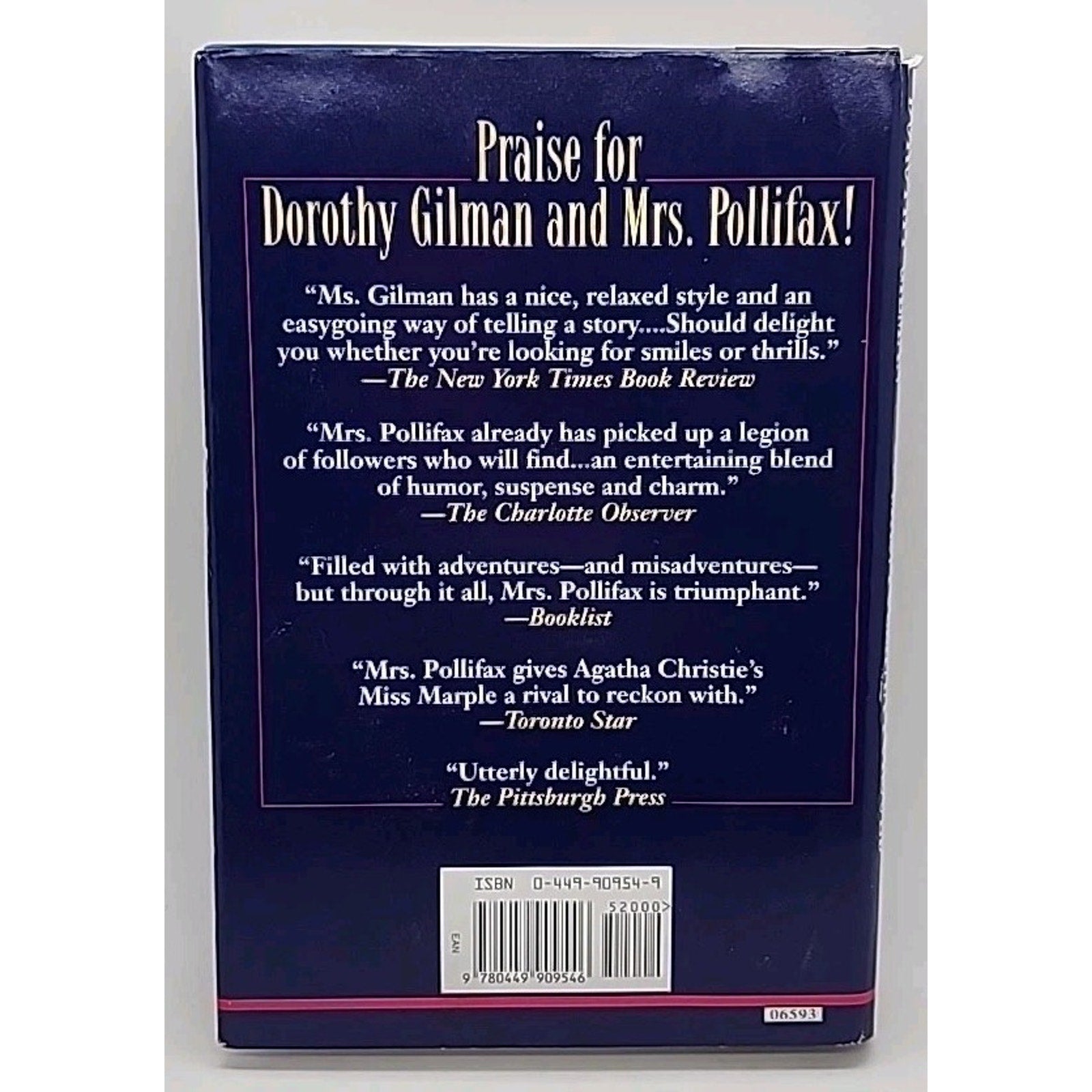 Mrs. Pollifax Pursued by Dorothy Gilman (1995, Hardcover)
