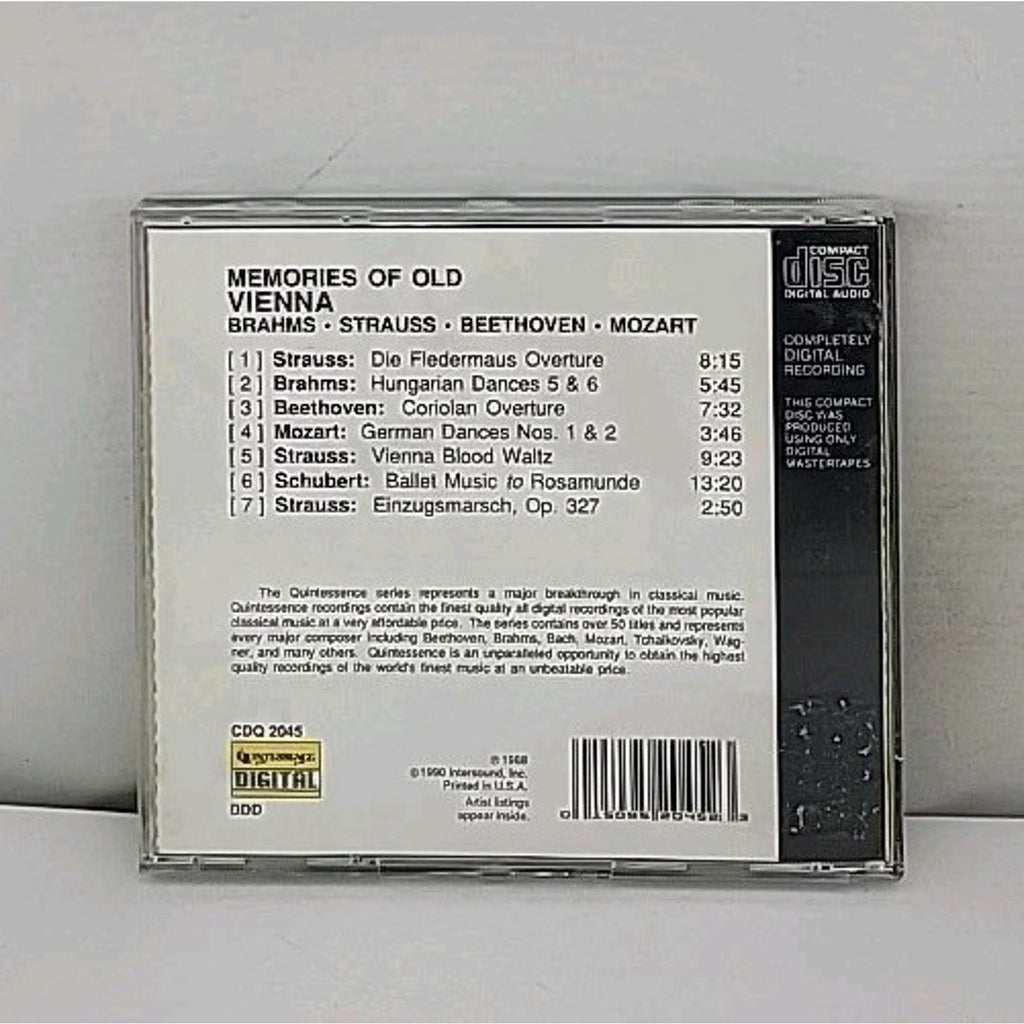 Memories of Old Vienna - Brahms Strauss Beethoven Mozart CD By Alfred Gerhardt