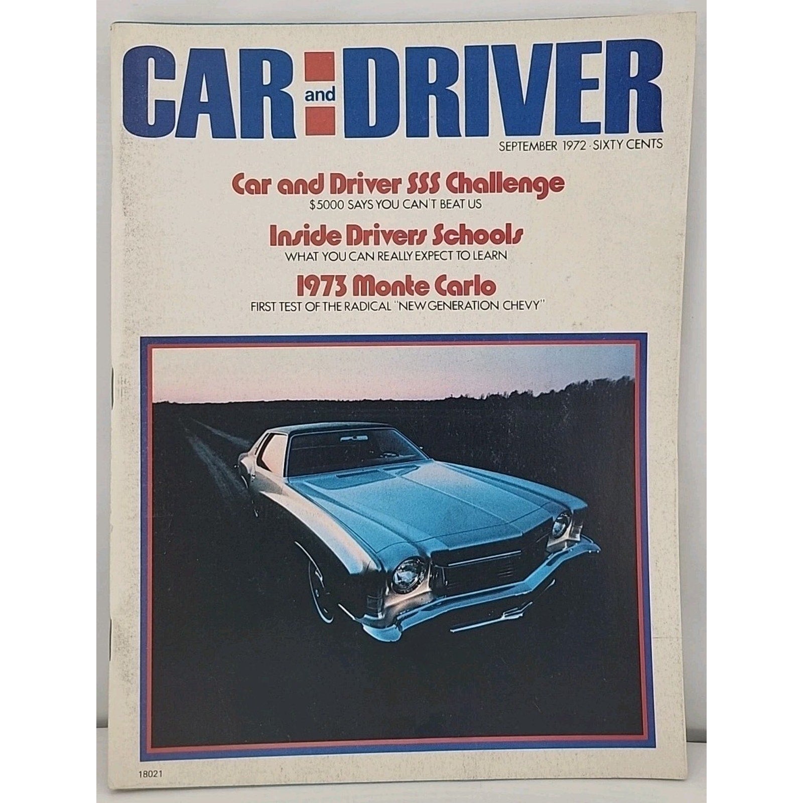 Car And Driver Magazine - September 1972 - Volume 18 Number 3