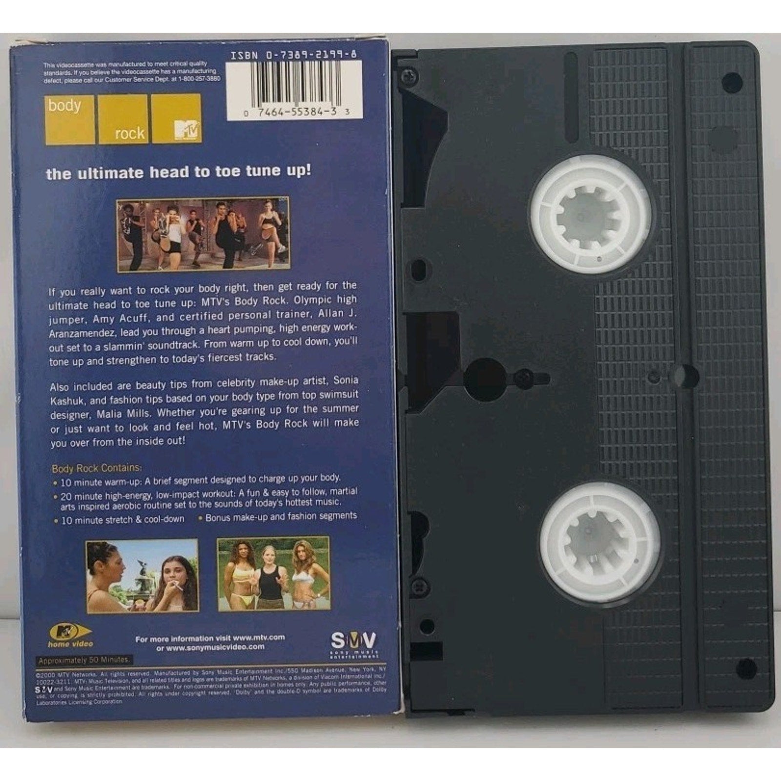 MTV - Body Rock: Fashionably Fit Aerobics (VHS, 2000)