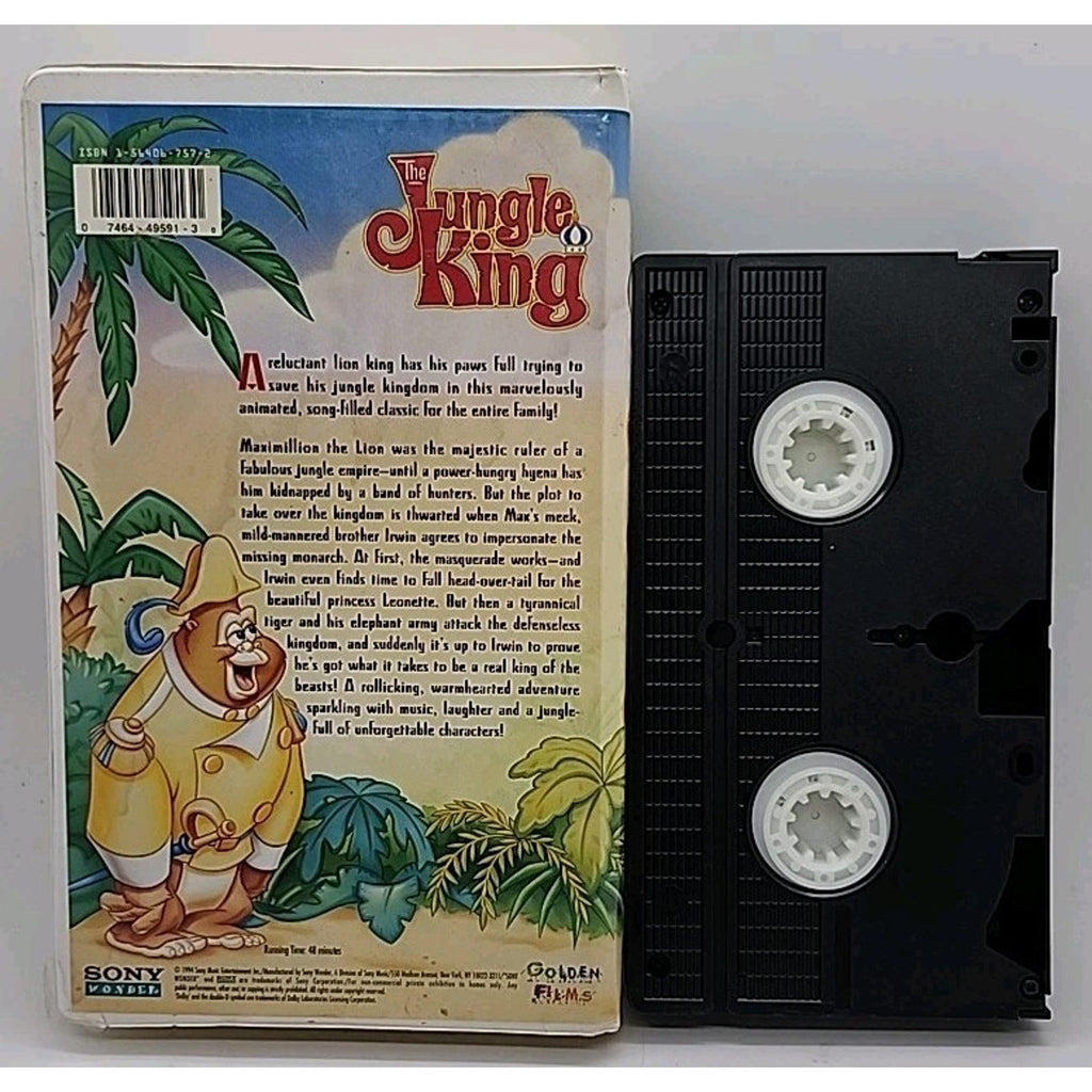 The Jungle King (VHS, 1994, Clamshell)