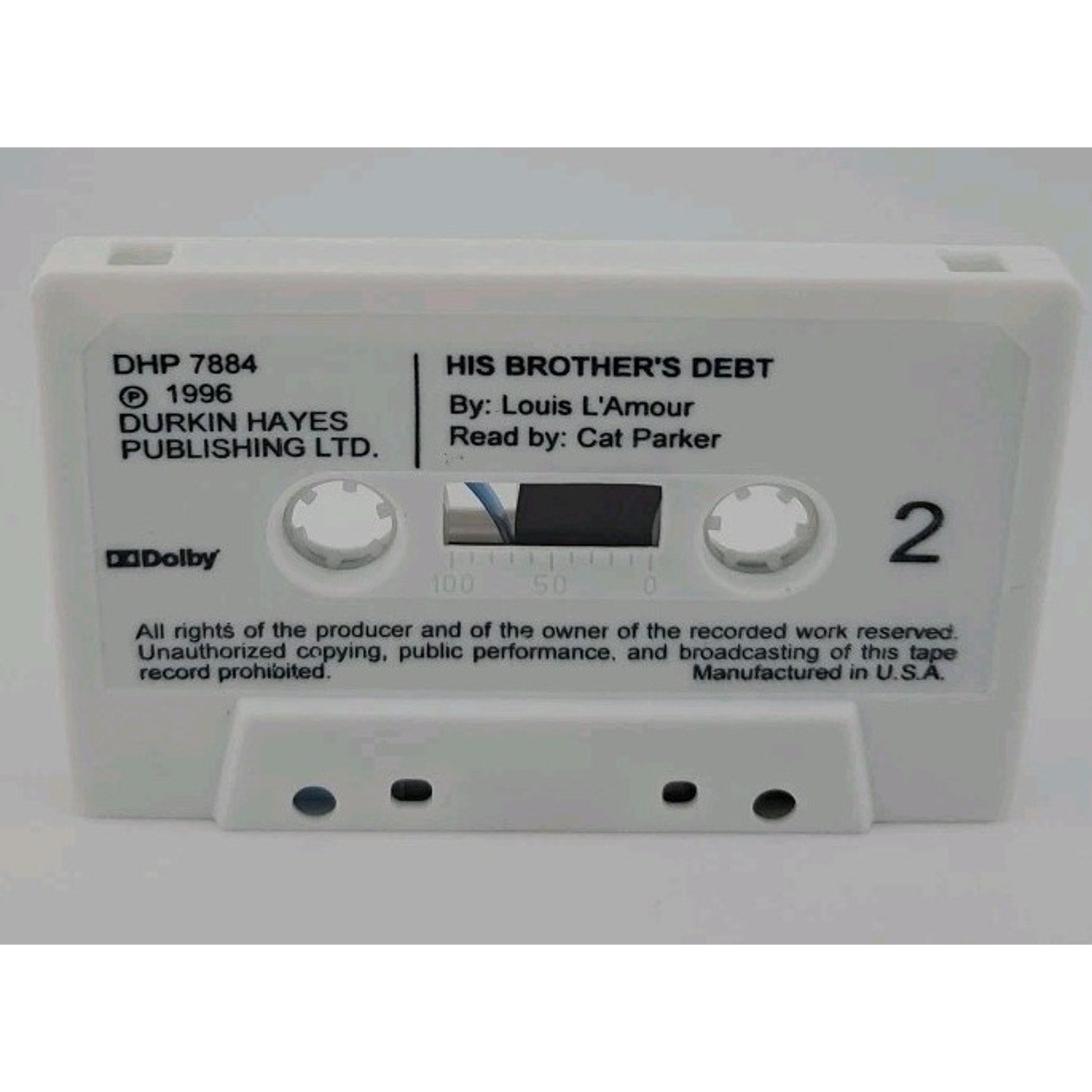 Dutchman's Flat by Louis L'Amour Read by Cat Parker (Cassette)