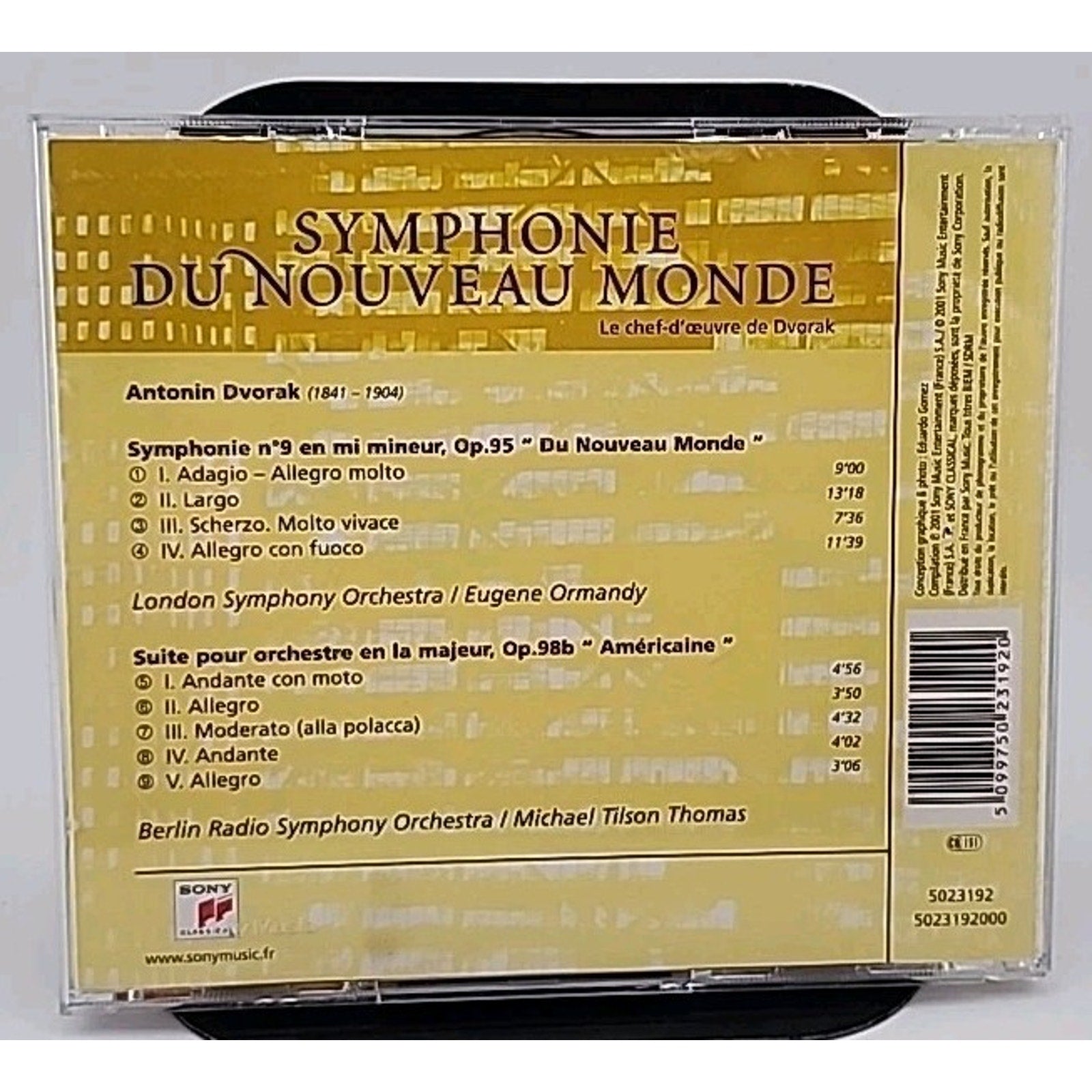 Symphonie Du Nouveau Monde (CD)