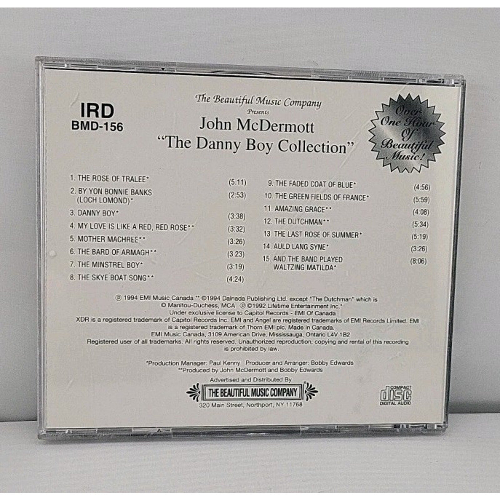 The Danny Boy Collection By John McDermott (CD 1994)