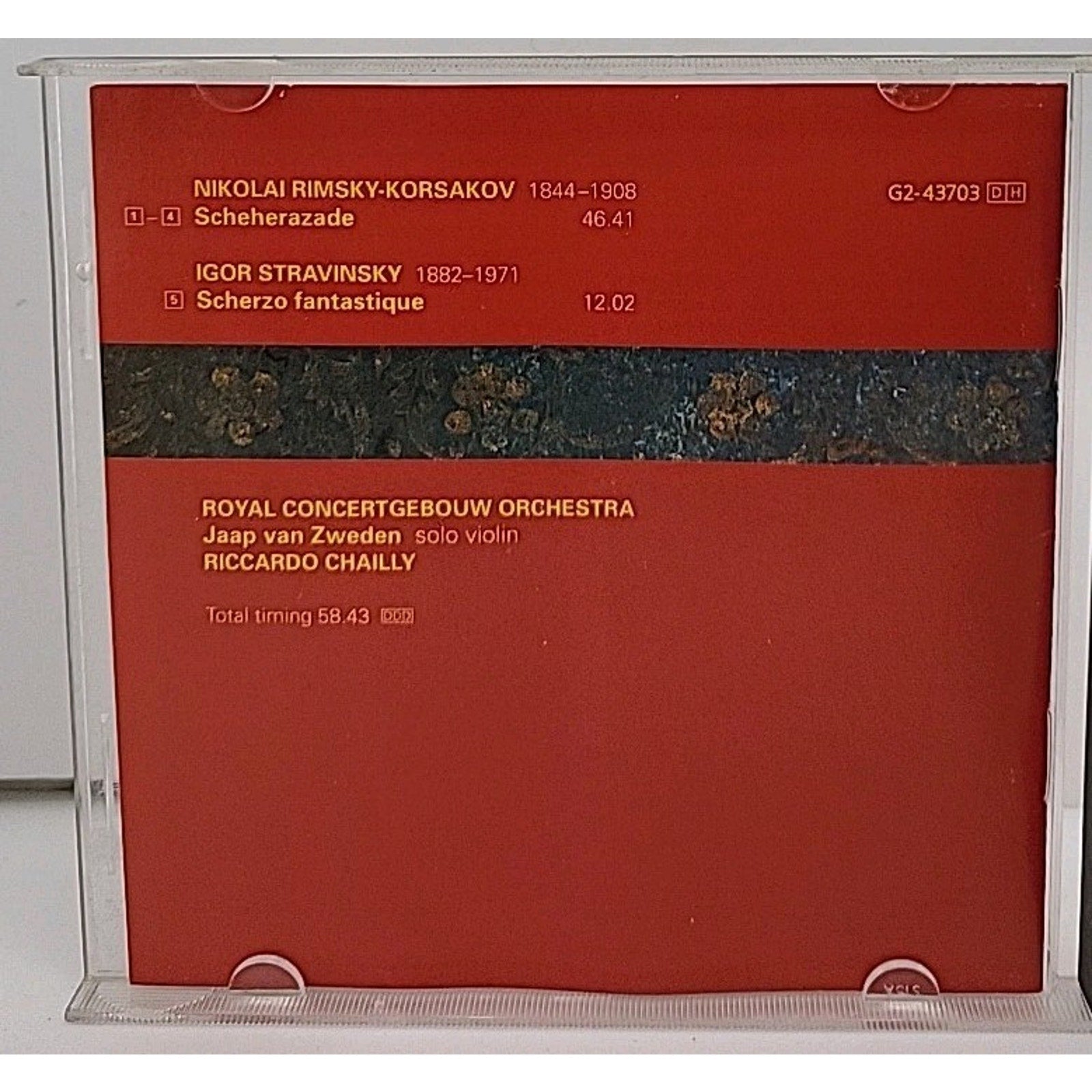 Rimsky-Korsakov Scheherazade CD Royal Concertgebouw Orchestra Riccardo Chailly