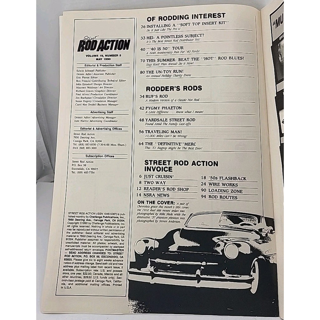 Rod Action Magazine May 1990 Volume 19 Number 5