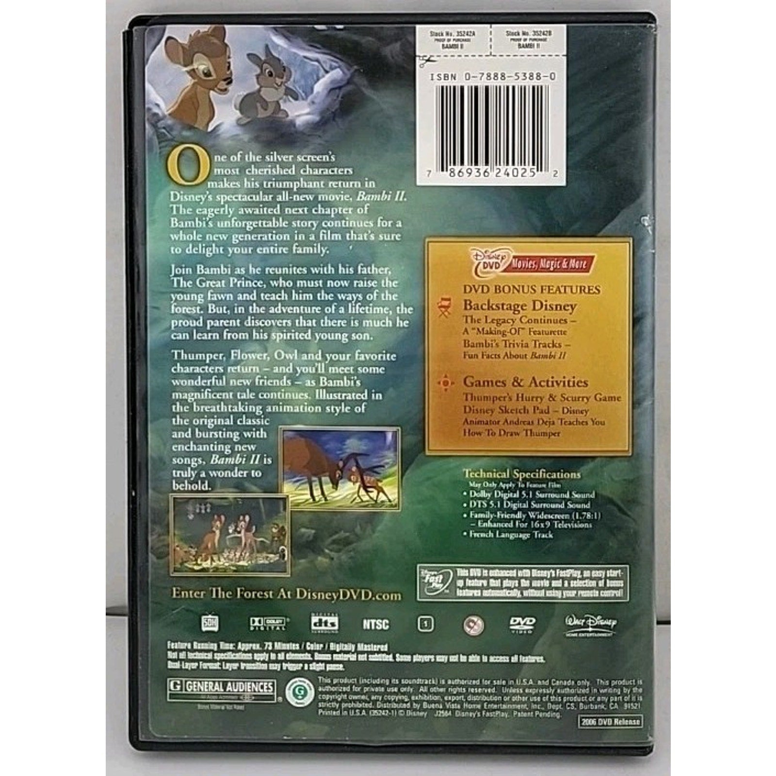 Bambi 2 (DVD, 2006)